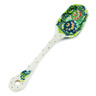 Polish Pottery Spoon 5&quot; Rooster&#039;s Crow UNIKAT