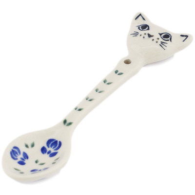 Polish Pottery Spoon 5" Tulip Circles