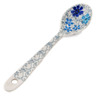 Polish Pottery Spoon 6&quot; Bold Poppies UNIKAT