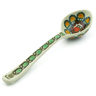 Polish Pottery Spoon 6&quot; Cranberry Medley UNIKAT