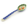 Polish Pottery Spoon 6&quot; Crimson Bells