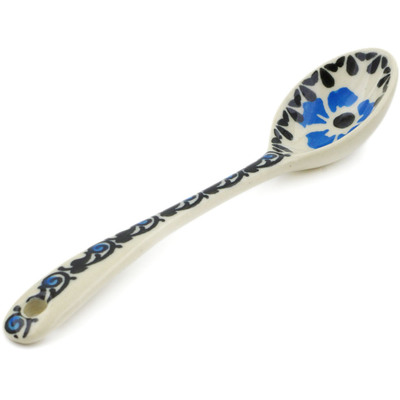 Polish Pottery Spoon 6" Pansy Plenty