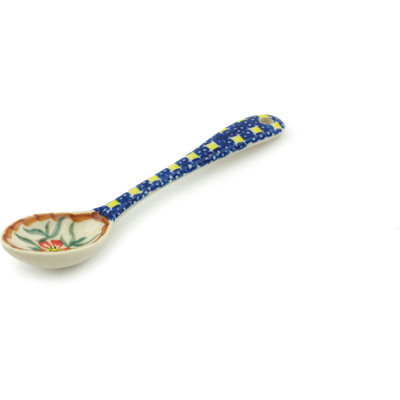 Polish Pottery Spoon 6&quot; Paradise Poppy