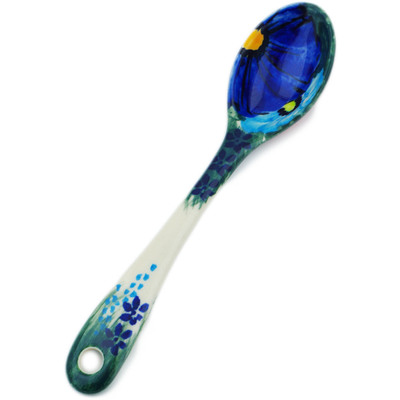 Polish Pottery Spoon 6&quot; Peeping Through UNIKAT