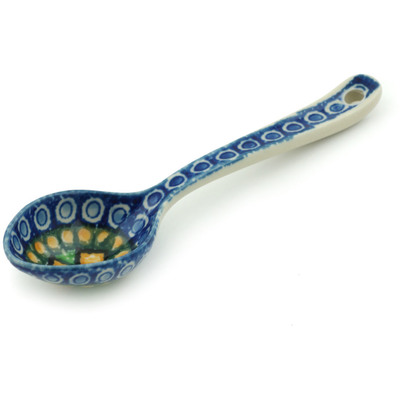 Polish Pottery Spoon 6&quot; Stained Glass Window UNIKAT