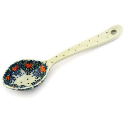 Polish Pottery Spoon 6&quot; Strwaberry Fever