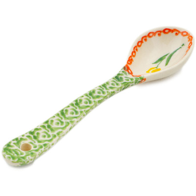 Polish Pottery Spoon 6" Tulip Ring