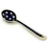 Polish Pottery Spoon 7&quot; Blue Eyes