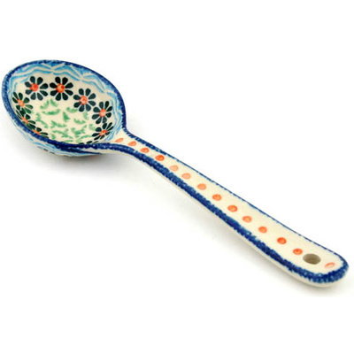 Polish Pottery Spoon 7&quot;