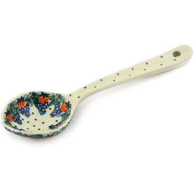 Polish Pottery Spoon 7&quot; Strwaberry Fever