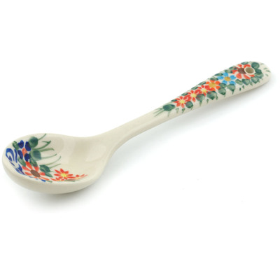 Polish Pottery Spoon 8&quot; Blissful Daisy