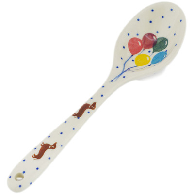 Polish Pottery Spoon 8"