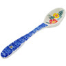 Polish Pottery Spoon 8&quot; Hibiscus Haven