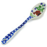 Polish Pottery Spoon 8&quot; Spring Rooster