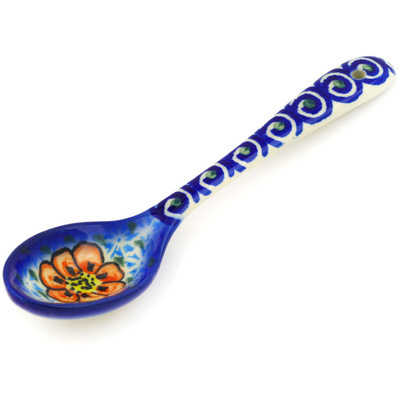 Polish Pottery Spoon 8&quot; UNIKAT