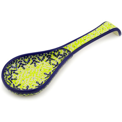 Polish Pottery Spoon Rest 10"