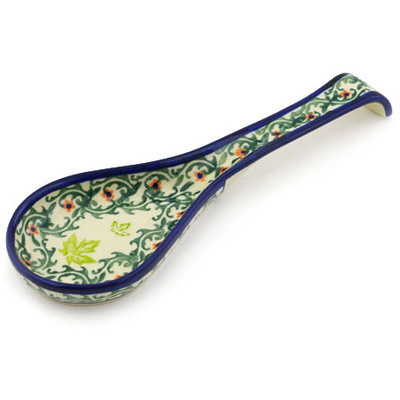 Polish Pottery Spoon Rest 10"
