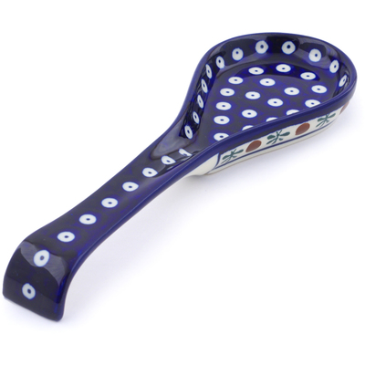 Polish Pottery Spoon Rest 10" Mosquito