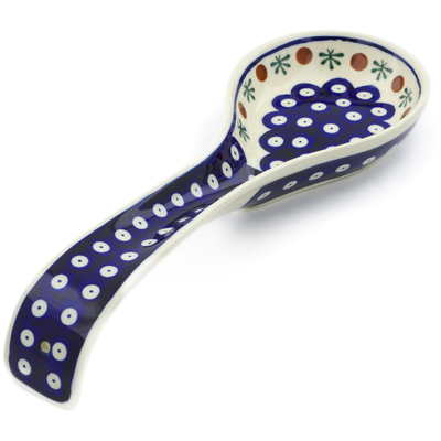 Polish Pottery Spoon Rest 12&quot; Mosquito