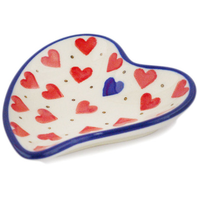 Polish Pottery Spoon Rest 3&quot;