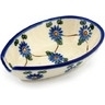Polish Pottery Spoon Rest 5&quot; Aster Trellis