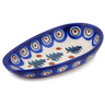 Polish Pottery Spoon Rest 5" Autumn Evergreen
