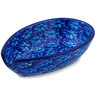 Polish Pottery Spoon Rest 5&quot; Deep Into The Blue Sea