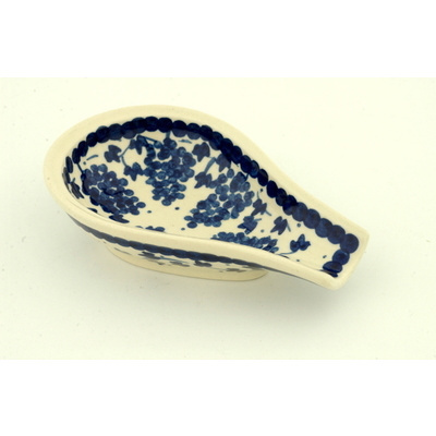 Polish Pottery Spoon Rest 5&quot;