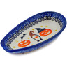 Polish Pottery Spoon Rest 5&quot; Harvest Haunt