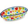 Polish Pottery Spoon Rest 5&quot; In Love With Love UNIKAT