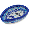 Polish Pottery Spoon Rest 5&quot; Kitty Paw Play Time