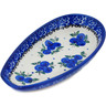 Polish Pottery Spoon Rest 5&quot; Lovely Blueberries