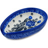 Polish Pottery Spoon Rest 5&quot; Midnights