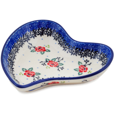 Polish Pottery Spoon Rest 5&quot; Pasadena Delight