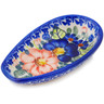 Polish Pottery Spoon Rest 5&quot; Poppy Trio UNIKAT