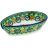 Polish Pottery Spoon Rest 5&quot; Rooster&#039;s Crow UNIKAT