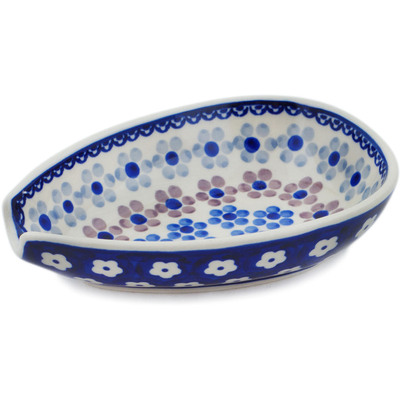 Polish Pottery Spoon Rest 5&quot; Soul Fusion