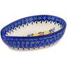 Polish Pottery Spoon Rest 5&quot; Spring Flower Ring
