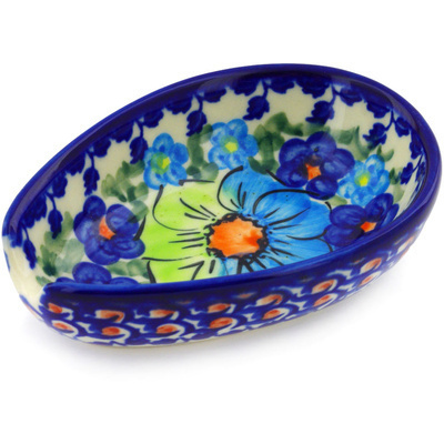 Polish Pottery Spoon Rest 5&quot; Sweet Treats UNIKAT