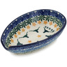 Polish Pottery Spoon Rest 5&quot; Texas State