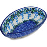 Polish Pottery Spoon Rest 5&quot; Wisteria