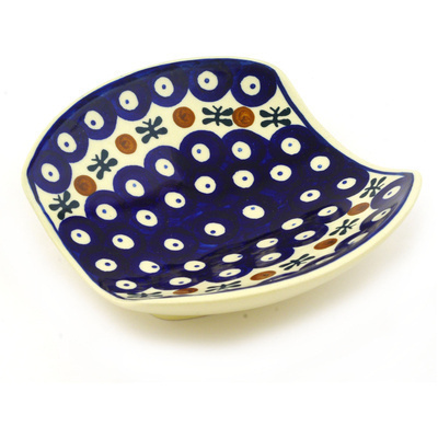 Polish Pottery Spoon Rest 6" Mosquito