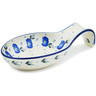 Polish Pottery Spoon Rest 7&quot; Daisy Crown
