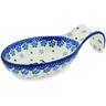 Polish Pottery Spoon Rest 7&quot; Playing Pups