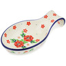 Polish Pottery Spoon Rest 7&quot; Rosy Cheeks