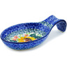 Polish Pottery Spoon Rest 7&quot; Summer Sunflowers UNIKAT