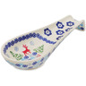 Polish Pottery Spoon Rest 9&quot; Ring Around The Reindeer