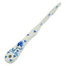 Polish Pottery Spreading Knife 7&quot; Blue Grapevine