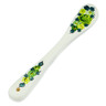 faience Spreading Knife 7&quot; Green Wave