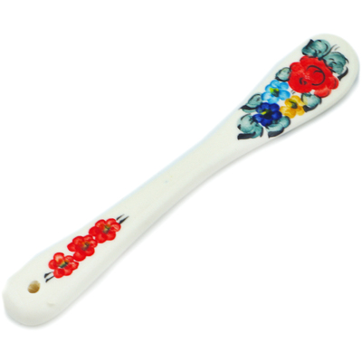 faience Spreading Knife 7&quot; Little Flower Patch